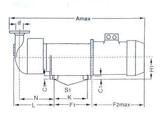 2BV水环真空泵尺寸图5
